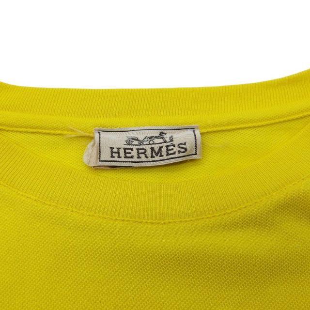 HERMES 鹿の子 TEE YELLOW サイズXL エルメス Tシャツ トップス 大名店