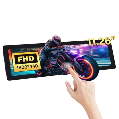 GeeekPi 11.26インチ 静電容量式タッチスクリーンLCD 1920x440 HDMI IPS/ 1478ac6e