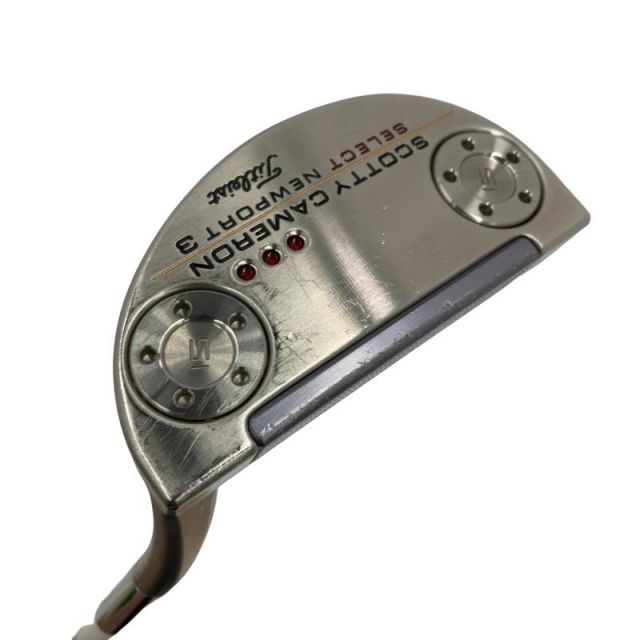 【中古】 タイトリスト SCOTTY CAMERON select NEWPORT 3(2018) 33インチ パター PT スチール (フレックスその他) メンズ 男性用 右利き 右用 Cランク ゴルフクラブ