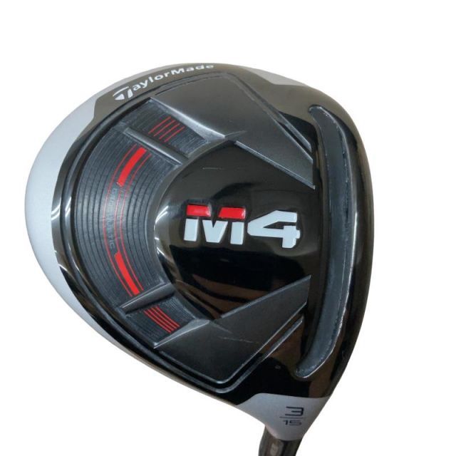 【中古】 テーラーメイド M4(2021) 3W フェアウェイウッド FW Fujikura ATMOS Red 6 (フレックスS) メンズ 男性用 右利き 右用 Dランク ゴルフクラブ
