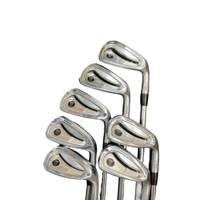 【中古】 プロギア GN 502銀 FORGED 8S アイアンセット IR Dynamic Gold (フレックスS) メンズ 男性用 右利き 右用 Cランク ゴルフクラブ