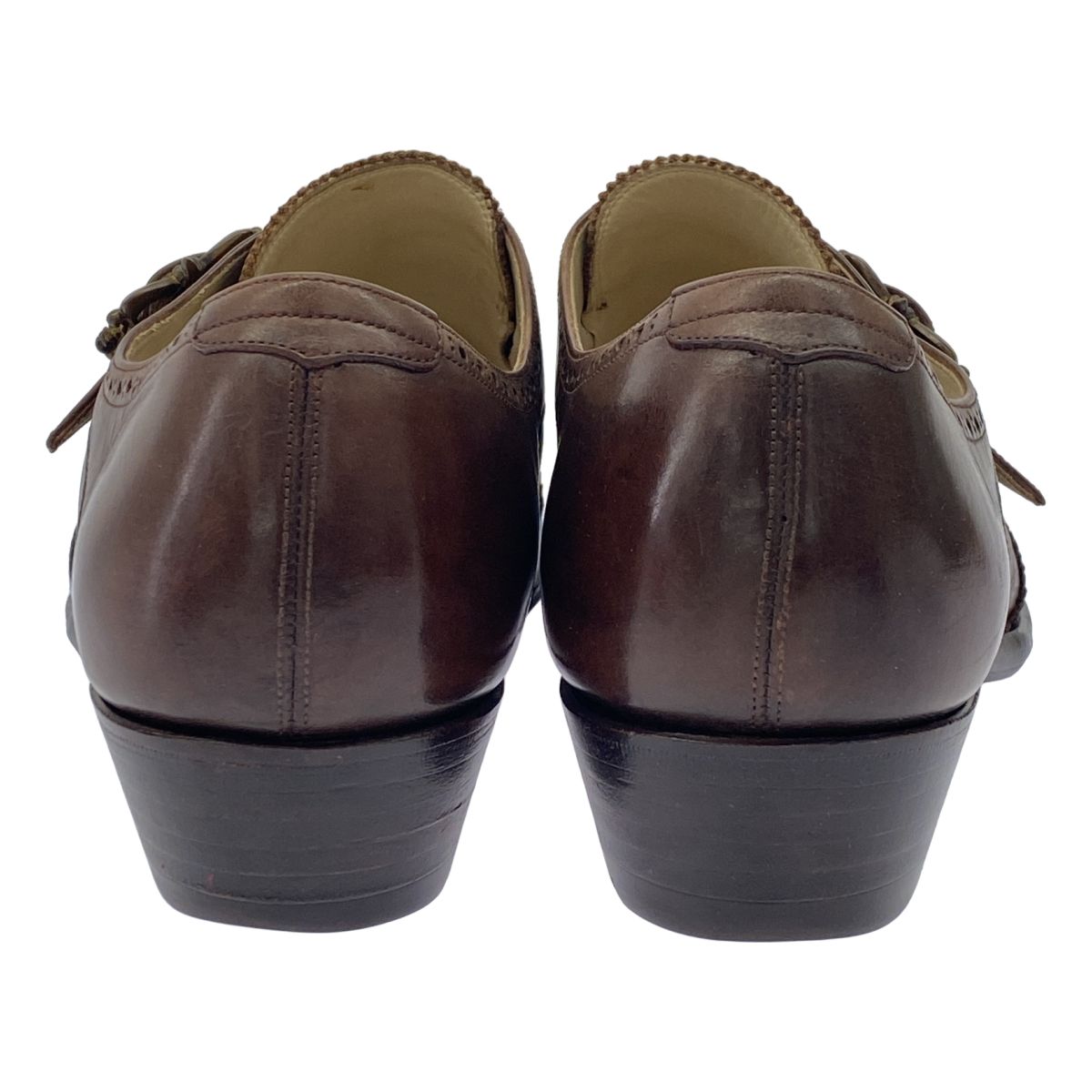 foot the coacher フットザコーチャー モンクストラップレザー 