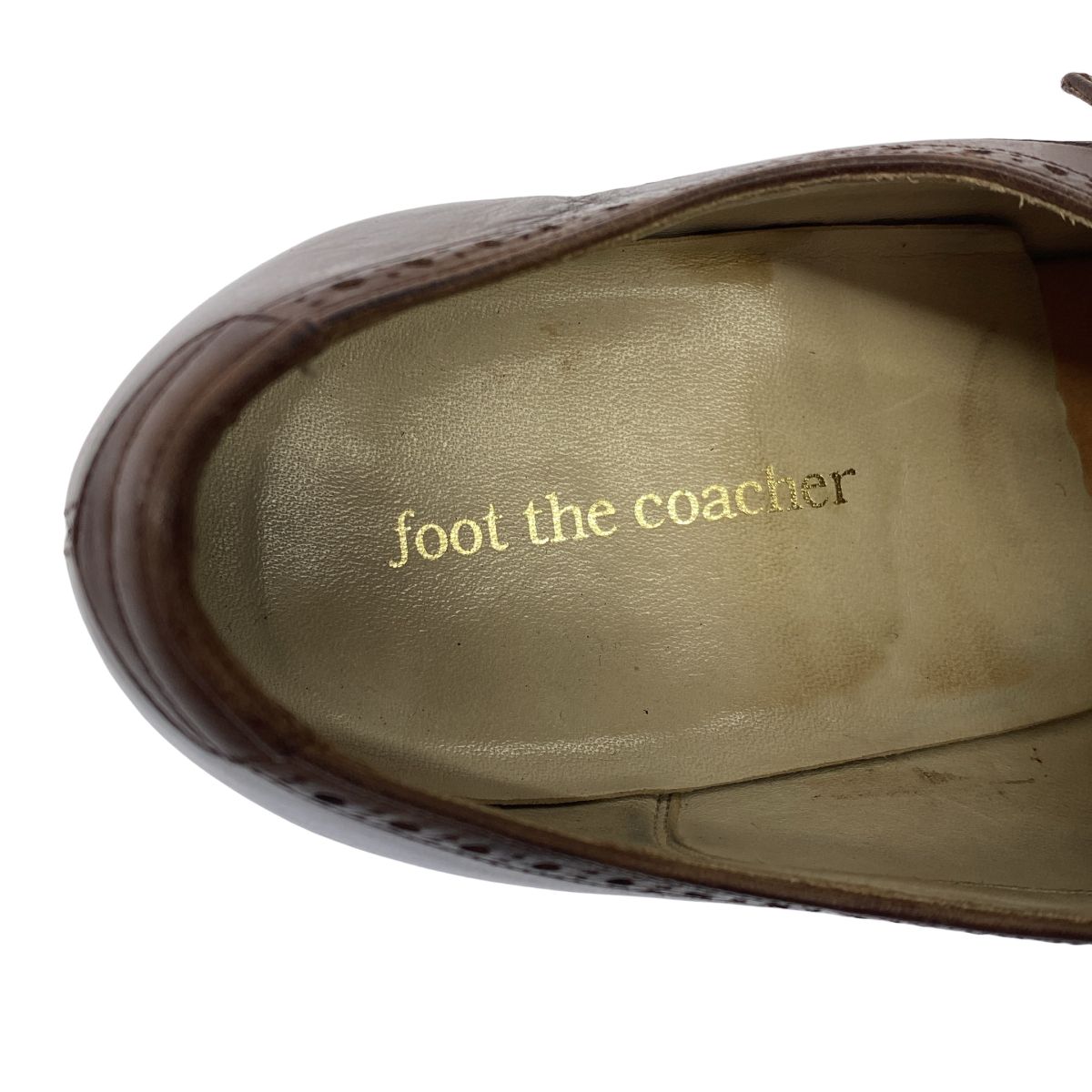 foot the coacher フットザコーチャー モンクストラップレザー 