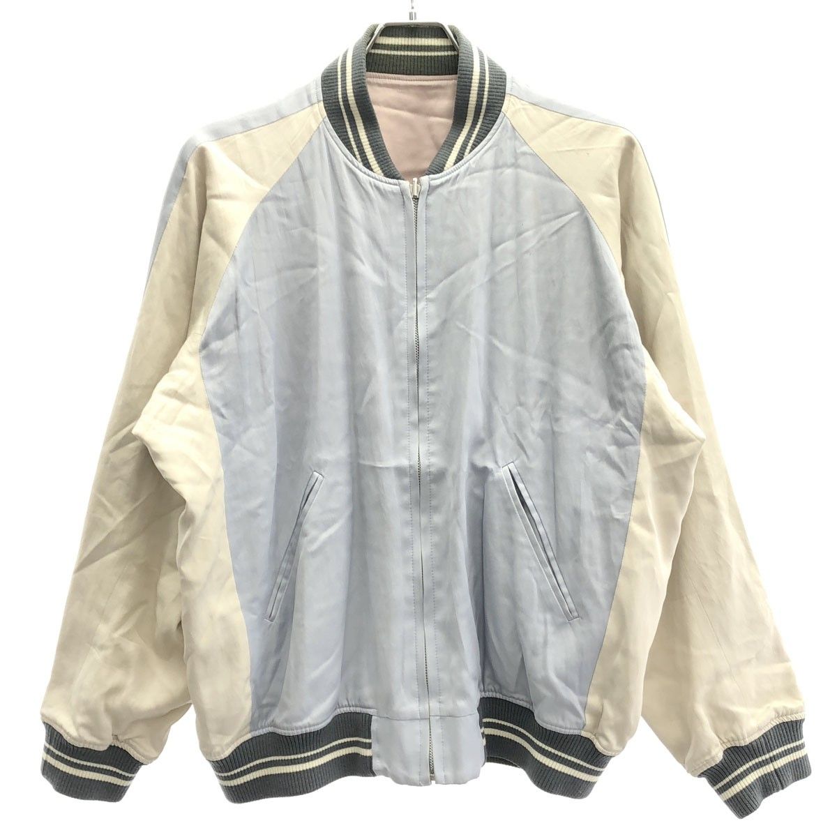 LAD MUSICIAN ラッドミュージシャン 16AW リバーシブル スカジャン 2216-355 ブルー×ピンク 42