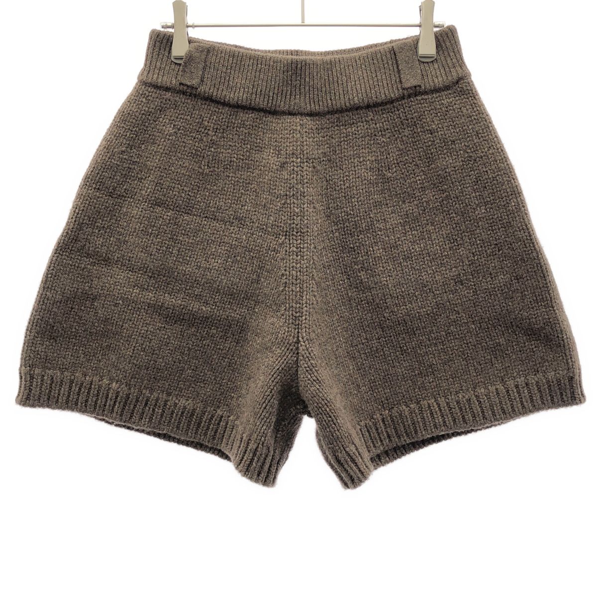 ETRE TOKYO エトレトウキョウ ローゲージニットショートパンツ 1225623154-0 ブラウン M