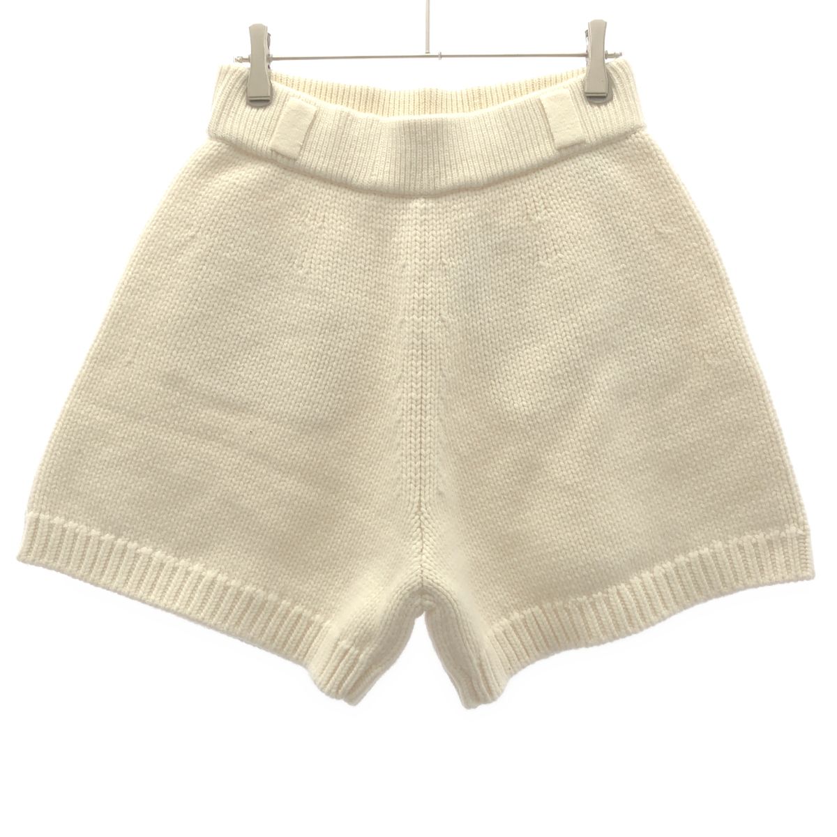 ETRE TOKYO エトレトウキョウ ローゲージニットショートパンツ 1225623154-0 ホワイト M