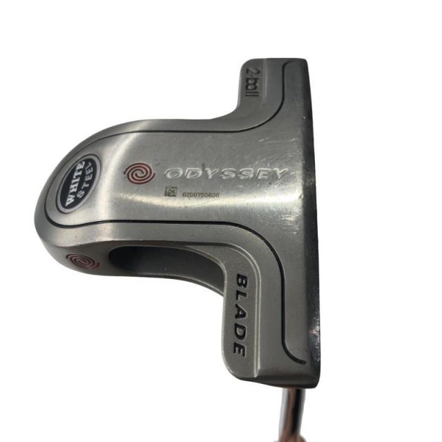 【中古】 オデッセイ WHITE STEEL 2・ball BLADE 35インチ パター PT スチール (フレックスその他) メンズ 男性用 右利き 右用 Dランク ゴルフクラブ