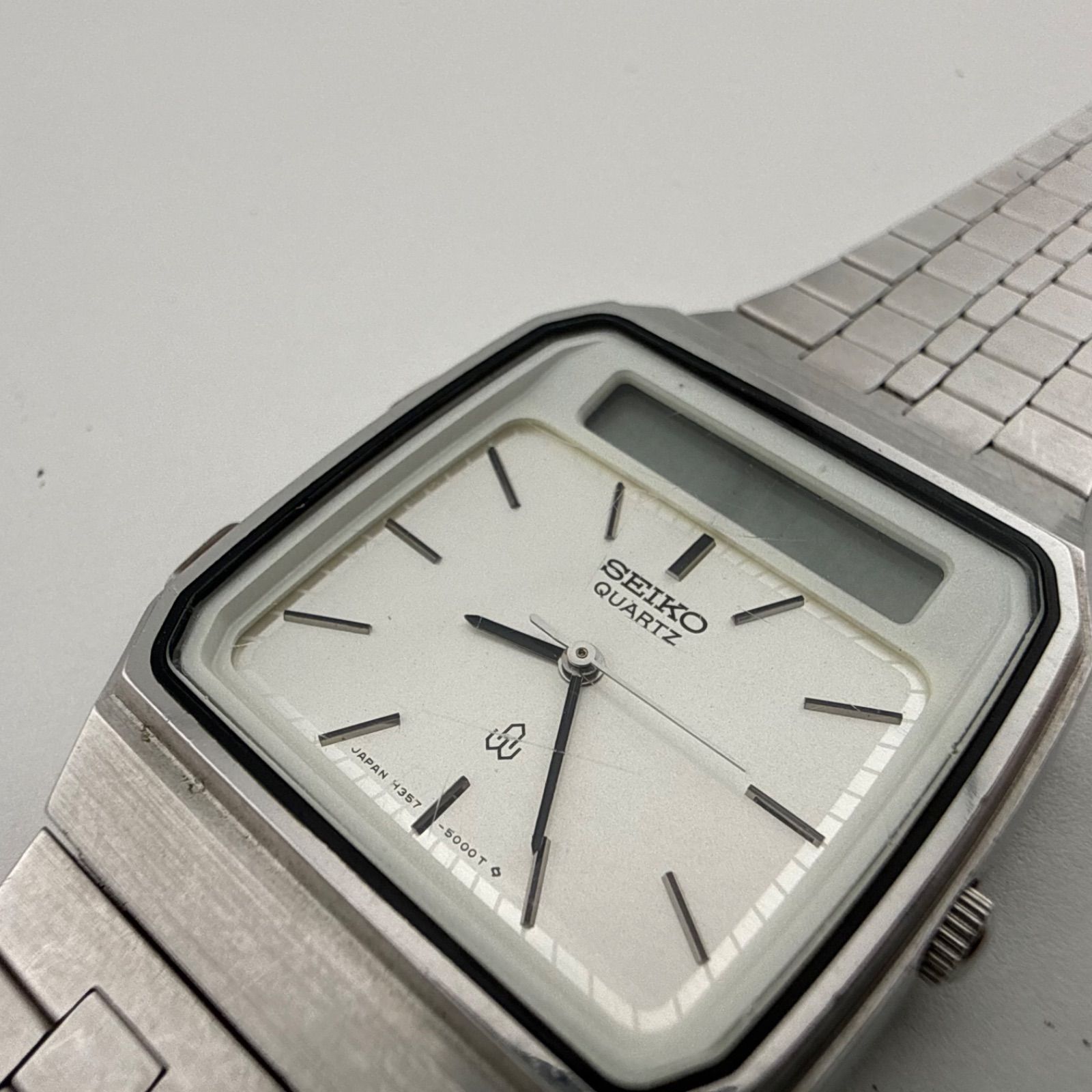SEIKO H357-500A セイコー アナデジ メンズ 腕時計 クォーツ 不稼働