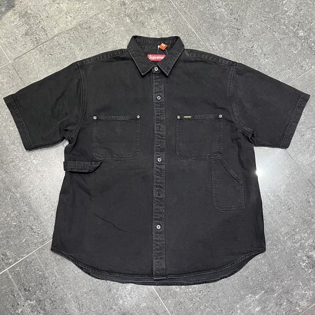 Supreme 24ss Loose Fit S/S Denim Painter Shirt Size-L シュプリーム