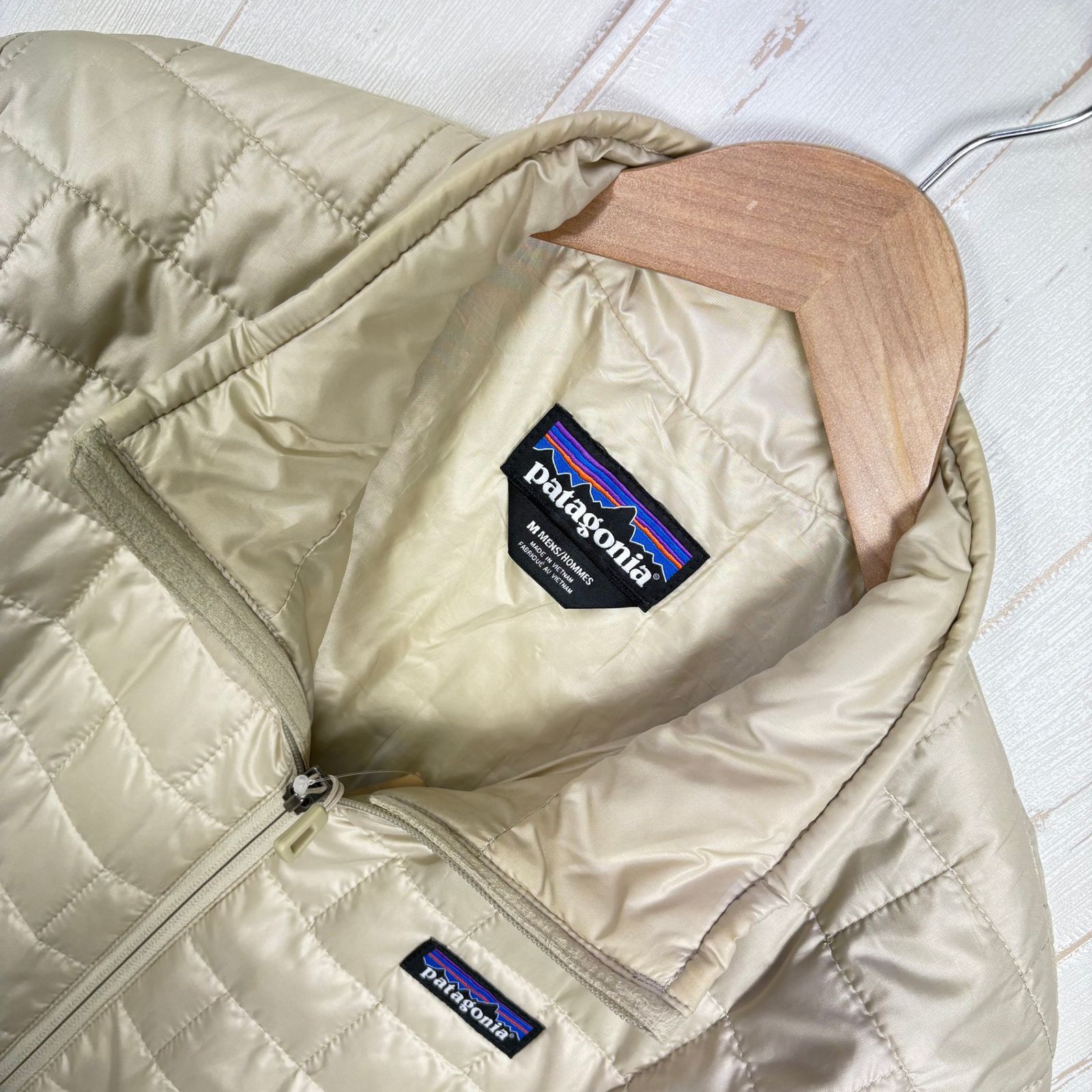 【Men's M ベージュ系】 2014 Patagonia ( パタゴニア ) ナノ パフ ジャケット Nano Puff Jacket ELKH 希少カラー 入手困難 化繊ダウン ウェア トップス アウター 📦️Men's M ベージュ系 2014 Patagonia ( パタゴニア ) ナノ パフ