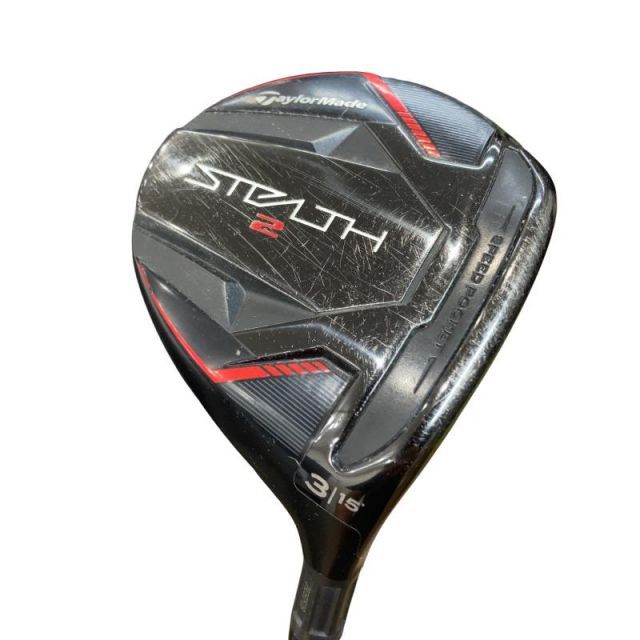 【中古】 テーラーメイド STEALTH2 3W フェアウェイウッド FW TENSEI RED TM50(STEALTH FW) (フレックスS) メンズ 男性用 右利き 右用 Dランク ゴルフクラブ