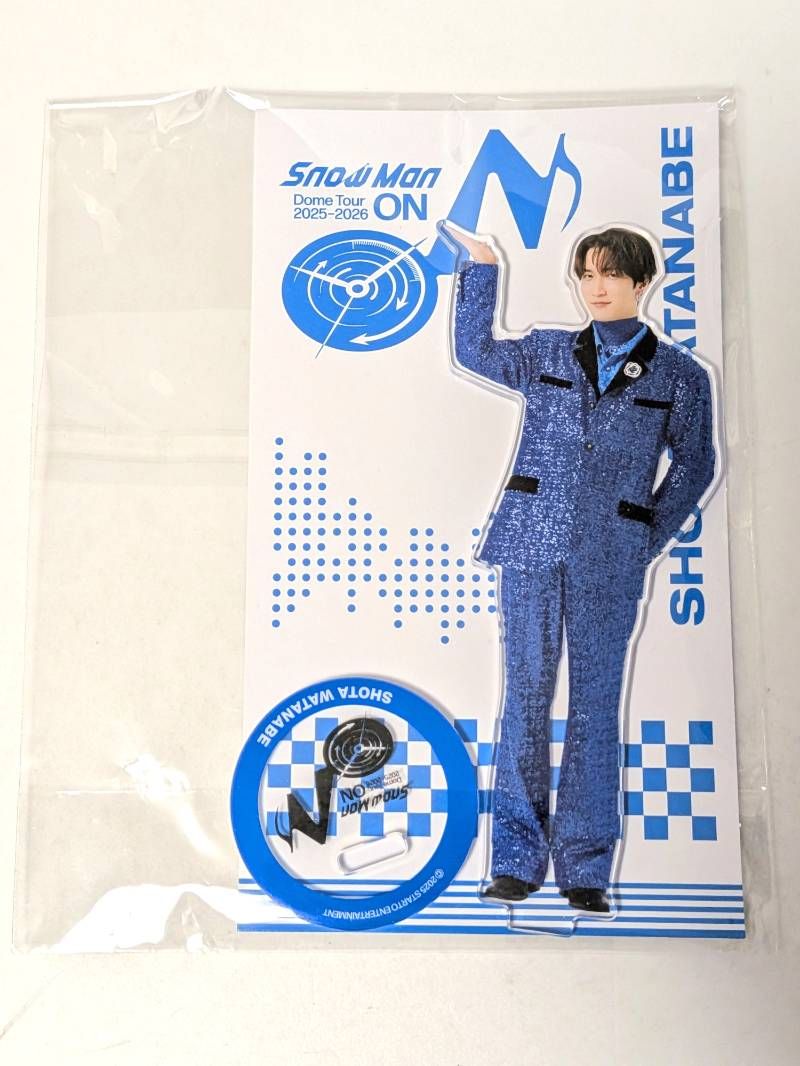 Snow Man 渡辺翔太 アクリルスタンド Dome Tour 2025-2026 ON - メルカリ