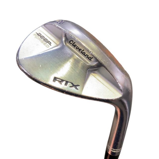 【中古】 クリーブランド Cleveland RTX DEEP FORGED 58°/12° MID ウェッジ WG 純正特注シャフト (フレックスS) メンズ 男性用 右利き 右用 Cランク ゴルフクラブ