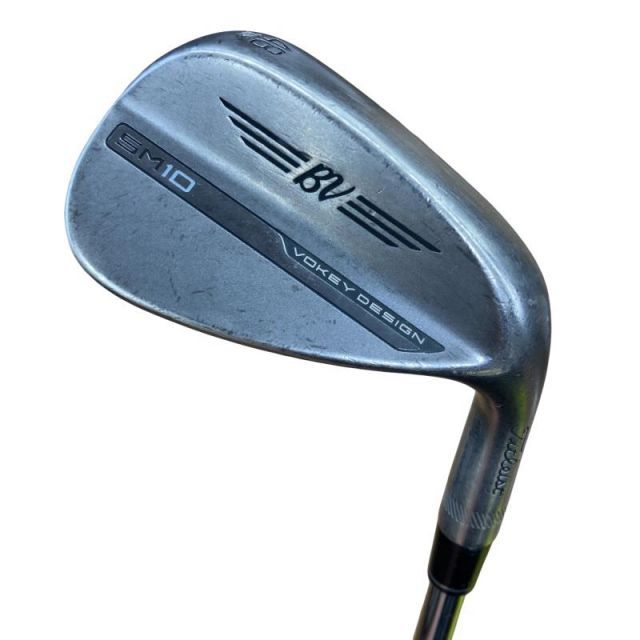 【中古】 タイトリスト VOKEY SPIN MILLED SM10 ニッケル 48°/10°F ウェッジ WG リシャフト (フレックスその他) メンズ 男性用 右利き 右用 Cランク ゴルフクラブ