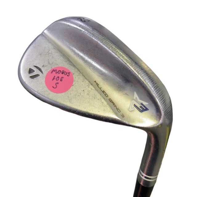 【中古】 テーラーメイド Taylor Made MILLED GRIND 3 52°/09° ウェッジ WG NS PRO MODUS3 TOUR105 (フレックスS) メンズ 男性用 右利き 右用 Cランク ゴルフクラブ