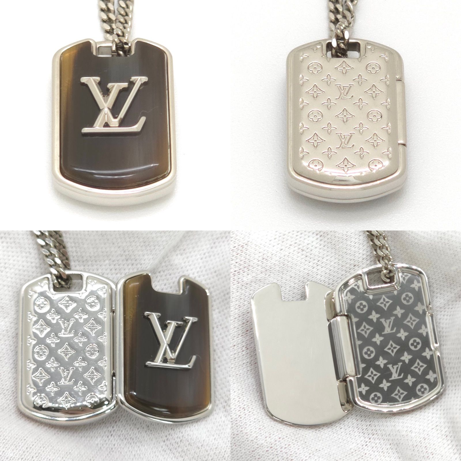 LOUIS VUITTON ルイヴィトン M00883 コリエ・LV シェイズ ネックレス