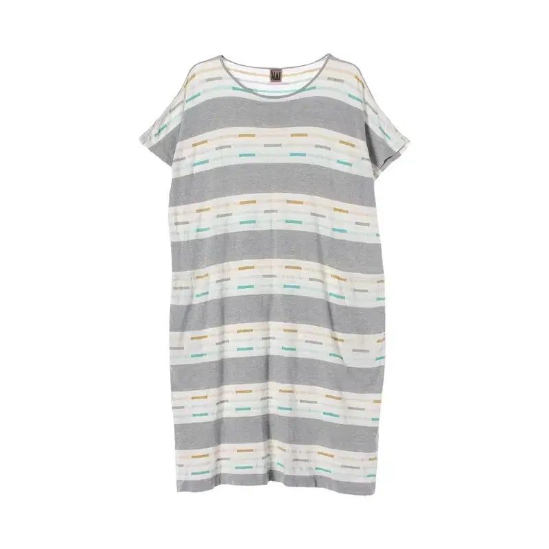 ハイ スポーティング ギア (WOMEN - XL) コットン ストライプ パータン ONE PIECE
