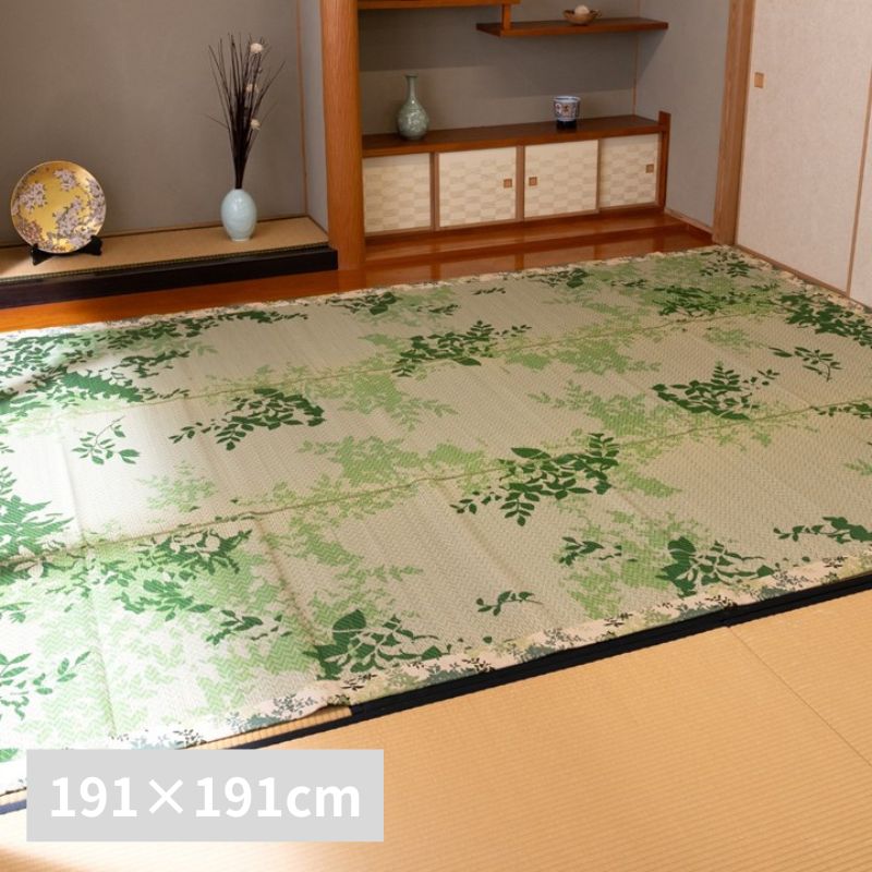 191×191cm] い草ラグ い草カーペット ラピス 国産 日本製 マット 敷き