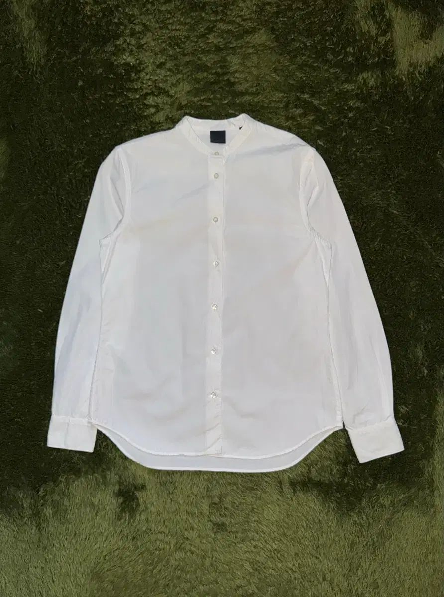 40 ASPESI アスペシ 15ss スタンドカラー コットン シャツ 白