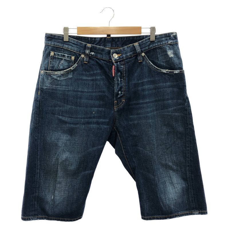 Dsquared2 size52 ショートパンツ デニム ハーフパンツ ダメージデニム