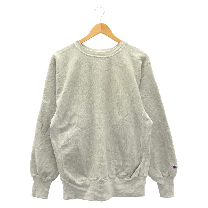 【中古】OLD Champion リバースウィーブ　スウェット サイズ不明 グレー[79]