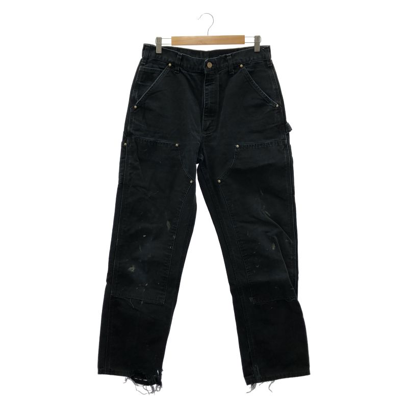 中古】CARHARTT ペインターパンツ ダブルニー 32×32 ブラック[79