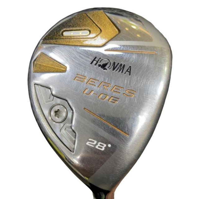 中古】 本間ゴルフ BERES U-06 28° ユーティリティ UT 2S ARMRQX 47