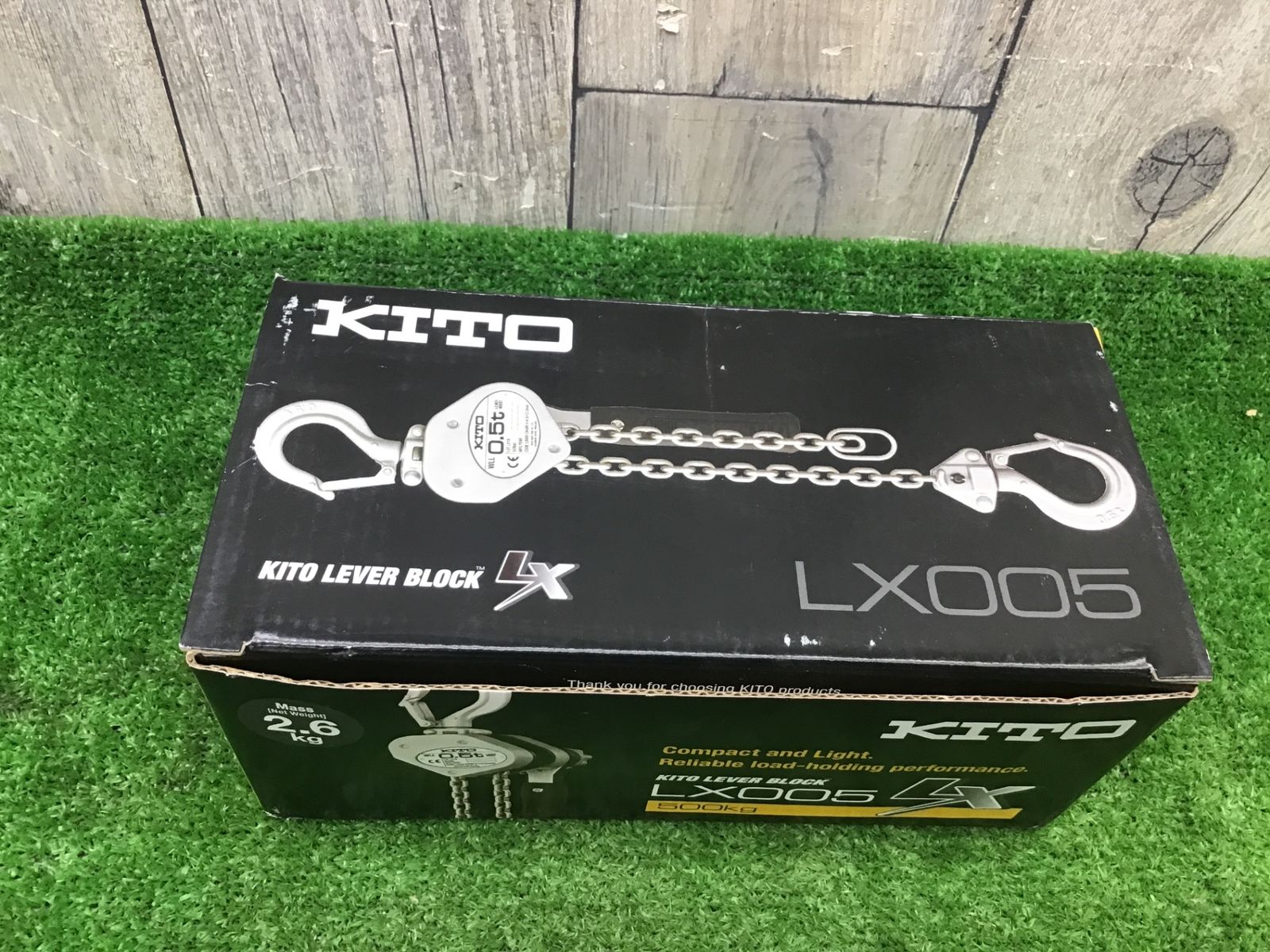 【未使用品】KITO(キトー) レバーブロック LX005 (LX1B)●アクトツール富山店●吊