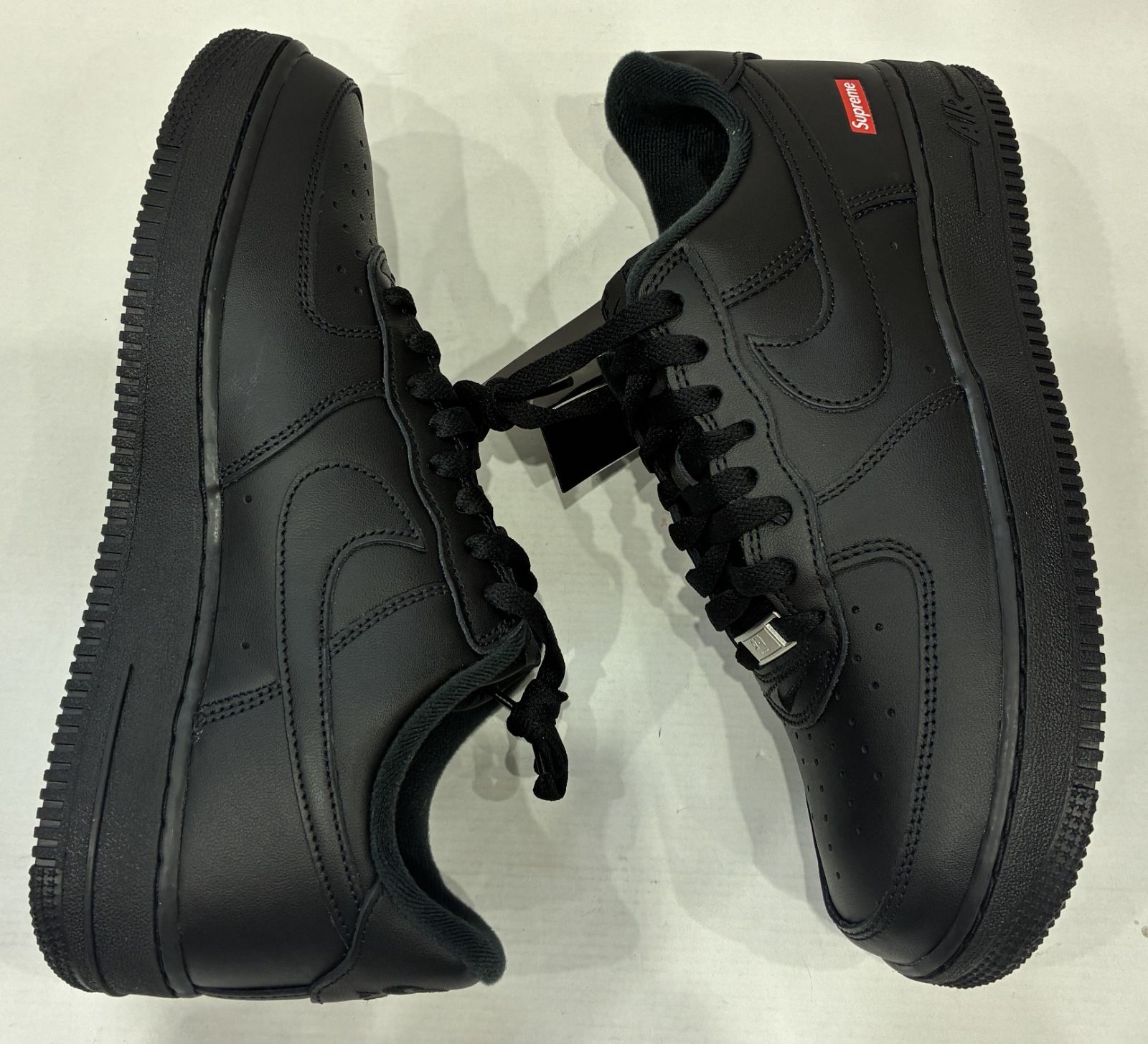 未使用 初期汚れ有 Supreme Nike Air Force 1 Low Black 26㎝ CU9225 