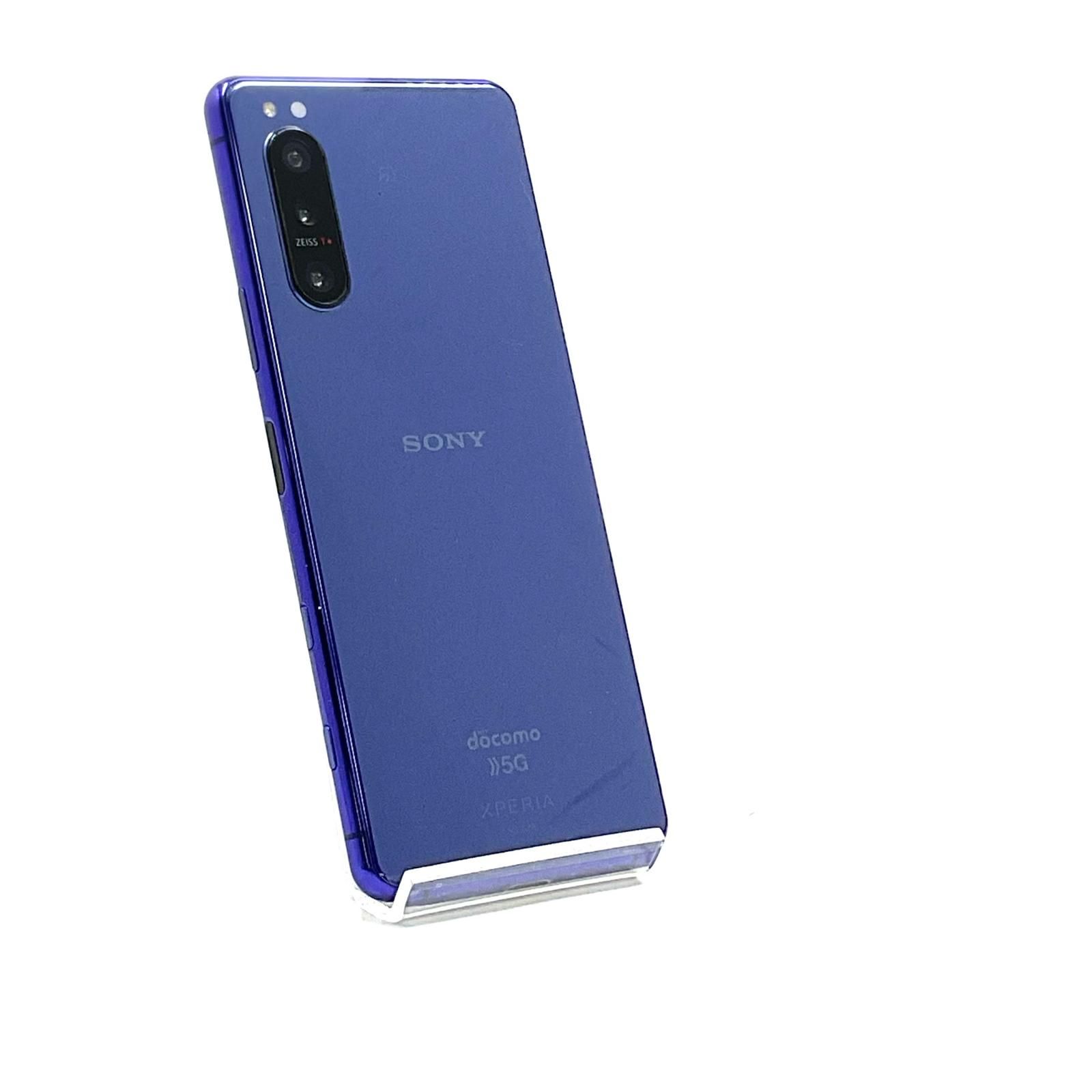 【全額返金保証】【最速発送】Sony Xperia 5 II 128GB パープル docomo SO-52A 白ロム 動作確認済