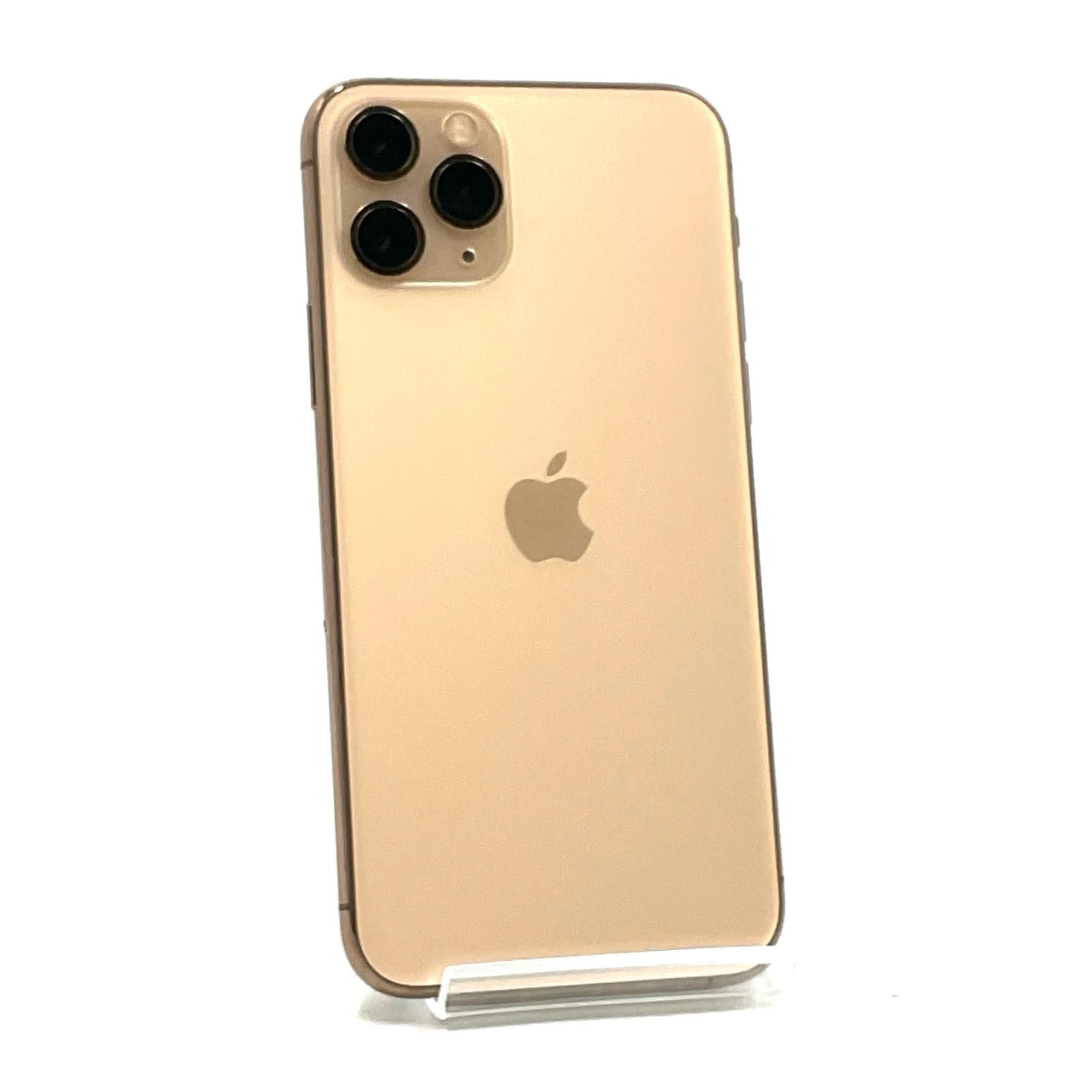 【全額返金保証】【最速発送】 iPhone Pro 11 256GB ゴールド Softbank SIMフリー 白ロム 動作確認済 70%