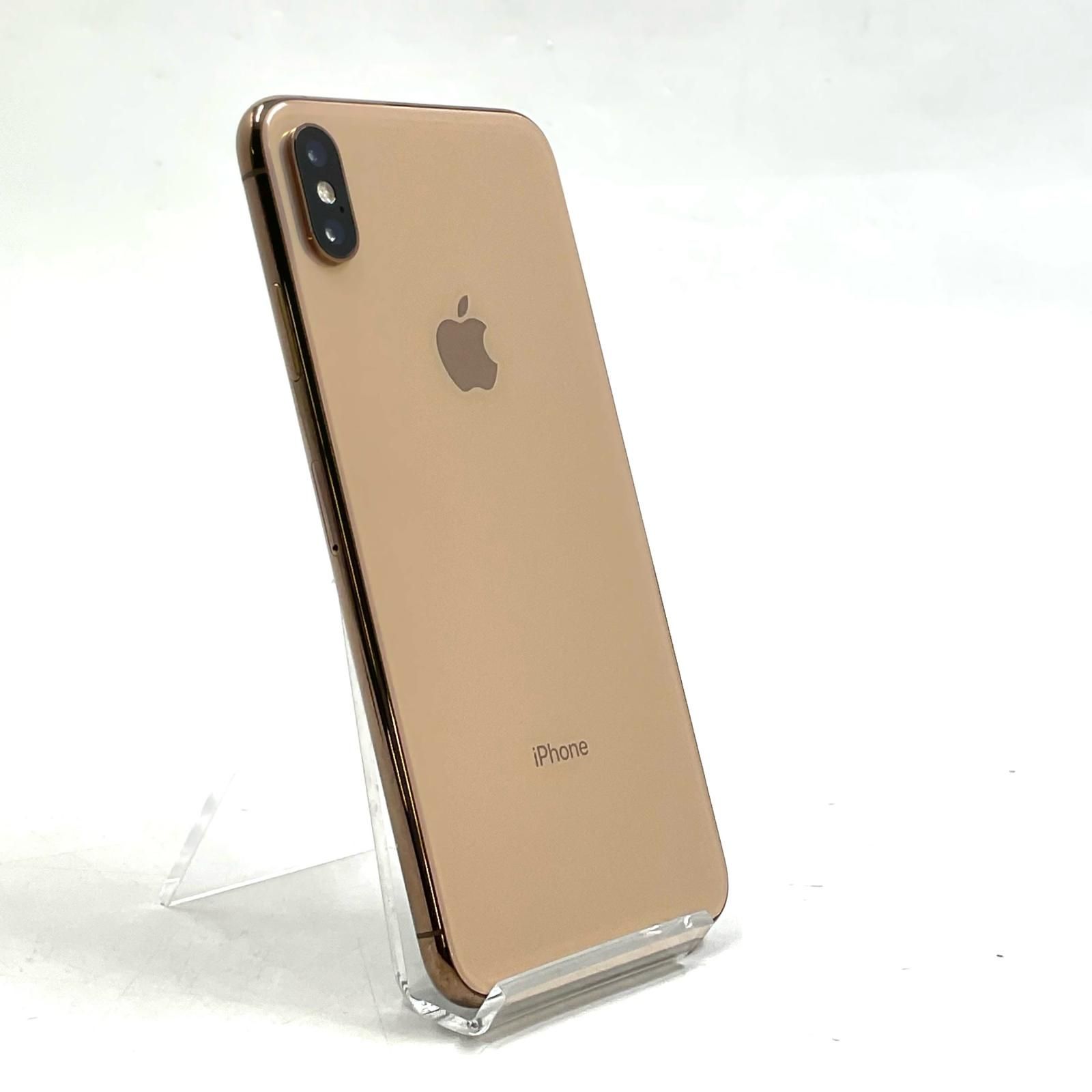 【全額返金保証】【最速発送】 iPhone XS Max 64GB docomo SIMフリー 白ロム 美品 動作確認済 87%