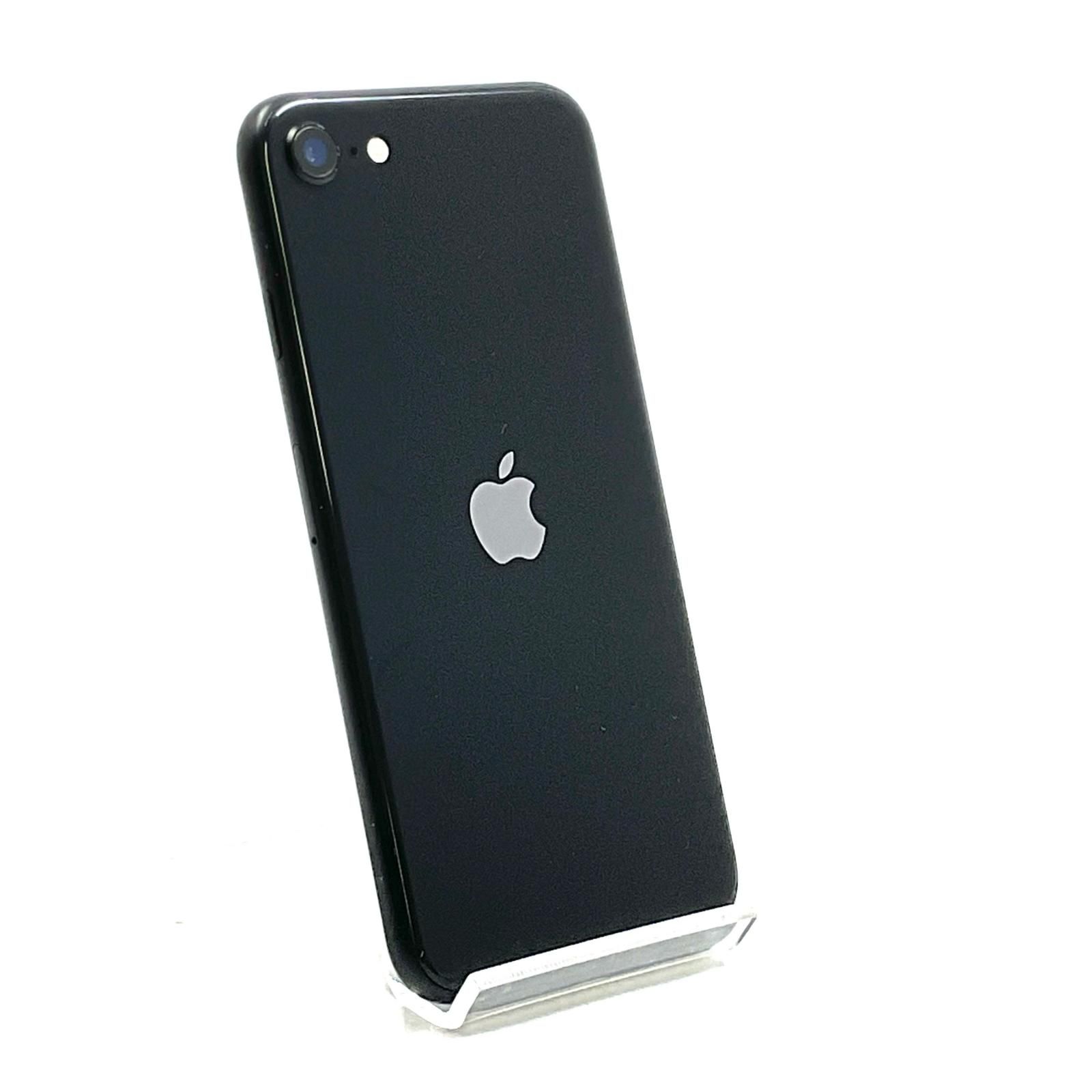 【全額返金保証】【最速発送】 iPhone SE(第2世代) 64GB ブラック Softbank SIMフリー 白ロム 動作確認済 92%