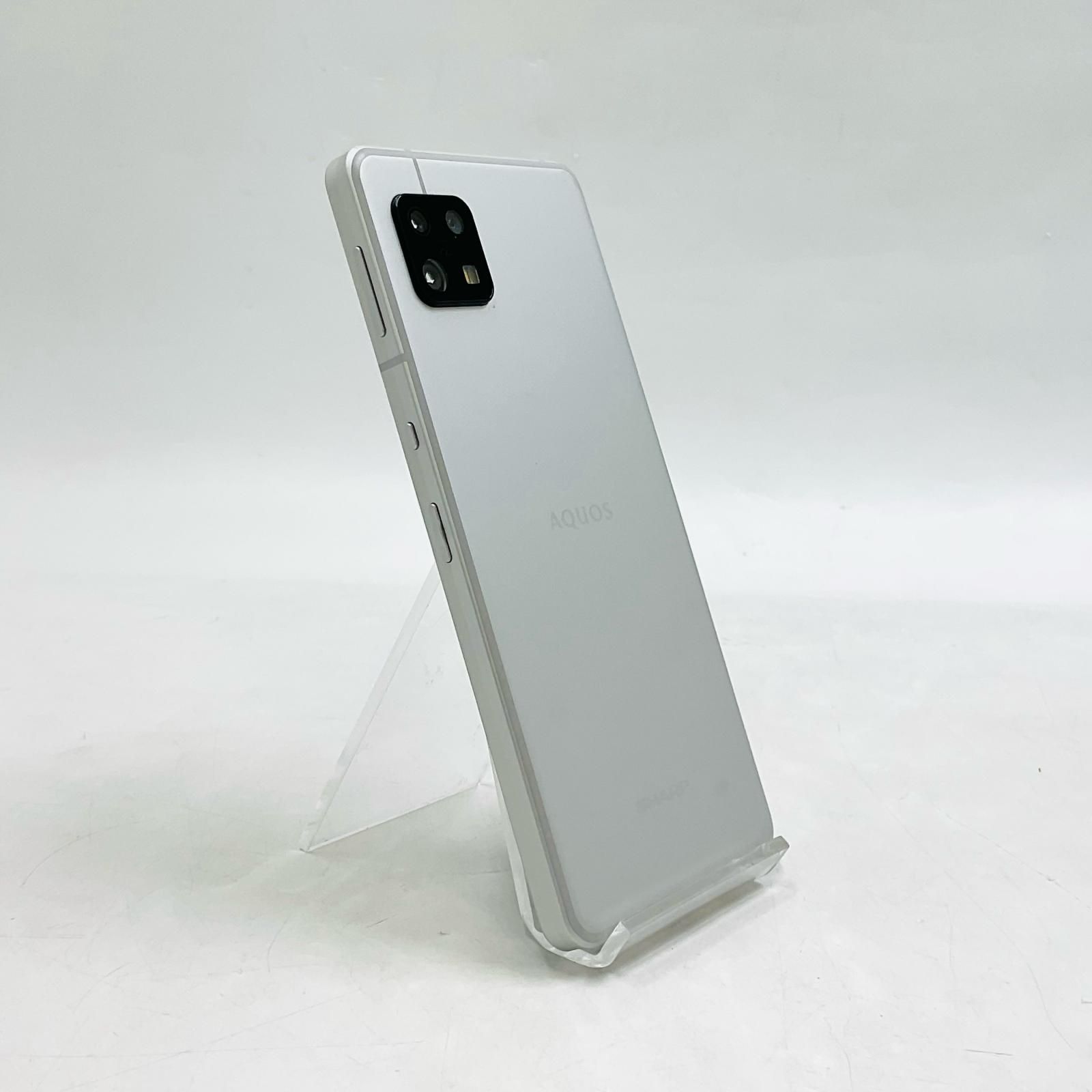 全額返金保証】【最速発送】SHARP AQUOS sense6 128GB シルバー SIM