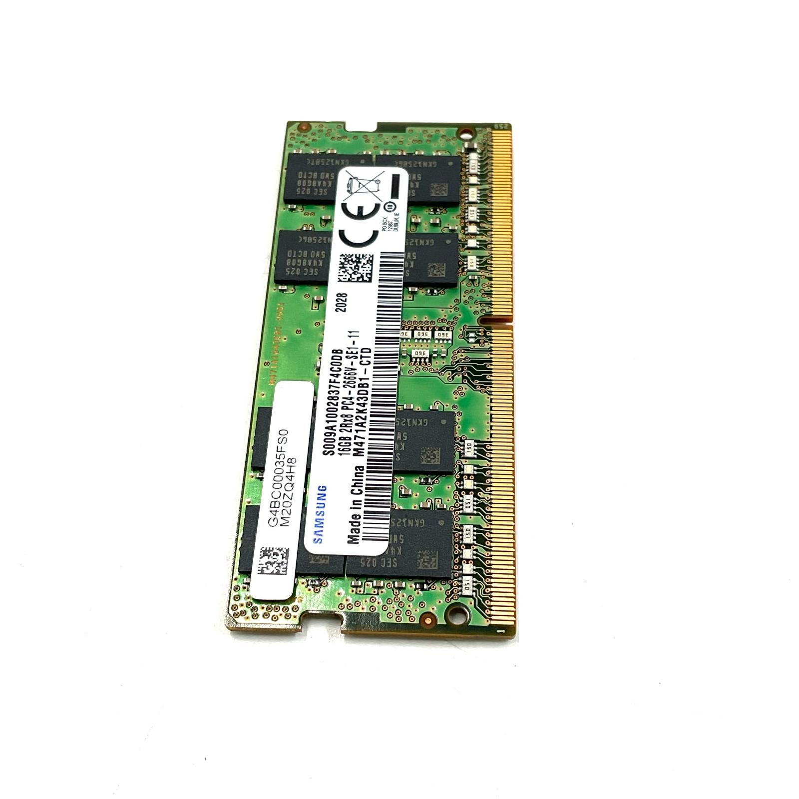【全額返金保証】【最速発送】SAMSUNG メモリ PC4-2666V 16GB 美品 動作確認済