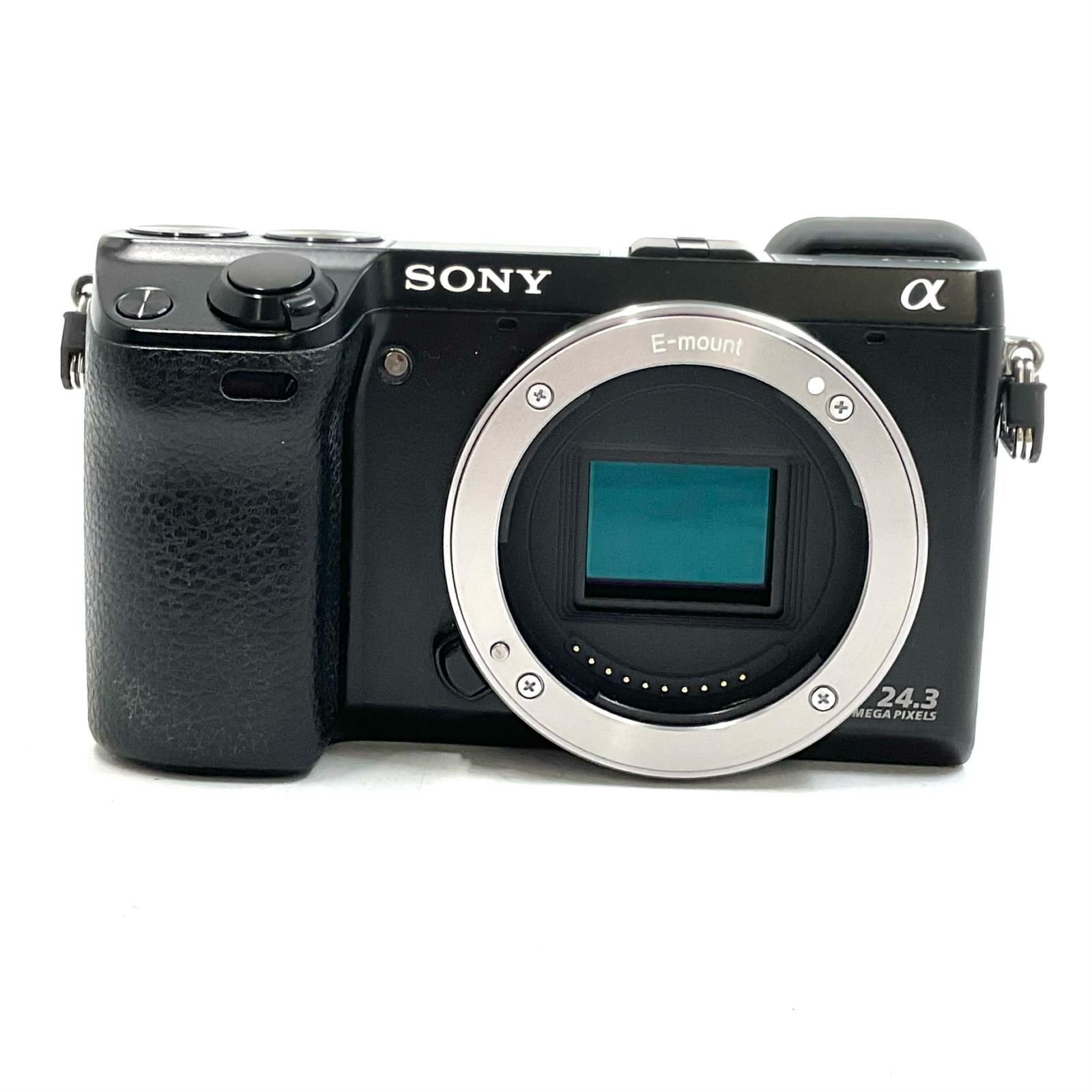 【全額返金保証】【最速発送】Sony デジタル一眼 α NEX-7 ボディ ブラック 美品 動作確認済