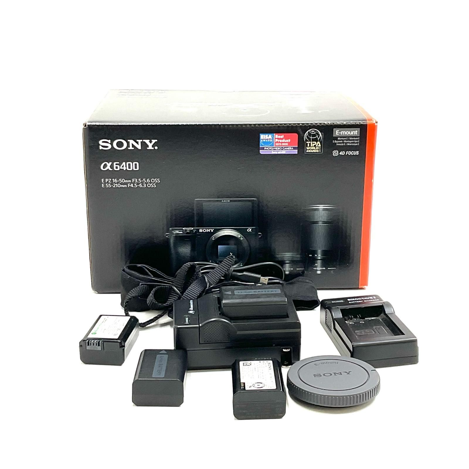 α6400 ILCE-6400 ボディ 箱付属品有 21,520枚 動作OK 全額返金保証】【最速発送】Sony デジタル一眼 α6400 ILCE-6400 ボディ