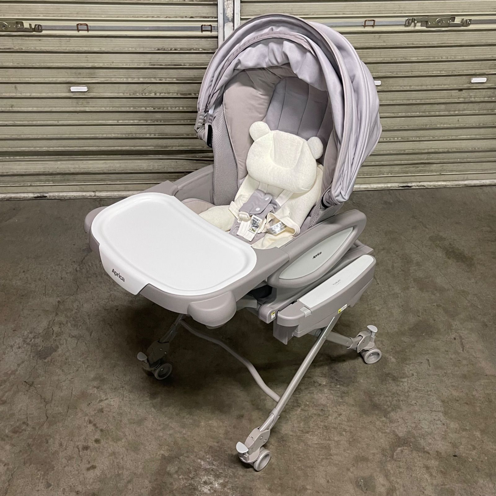 【NPA】Aprica YuraLism Auto アップリカ ユラリズム オート プレミアム カームベージュ ゆりかご 揺籠