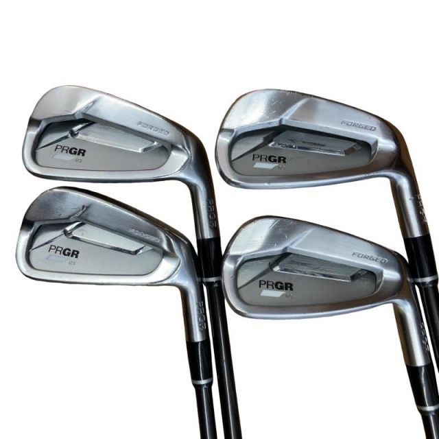 【中古】 プロギア PRGR 03 5S アイアンセット IR Diamana FOR PRGR(2022 IR) (フレックスSR) メンズ 男性用 右利き 右用 Cランク ゴルフクラブ