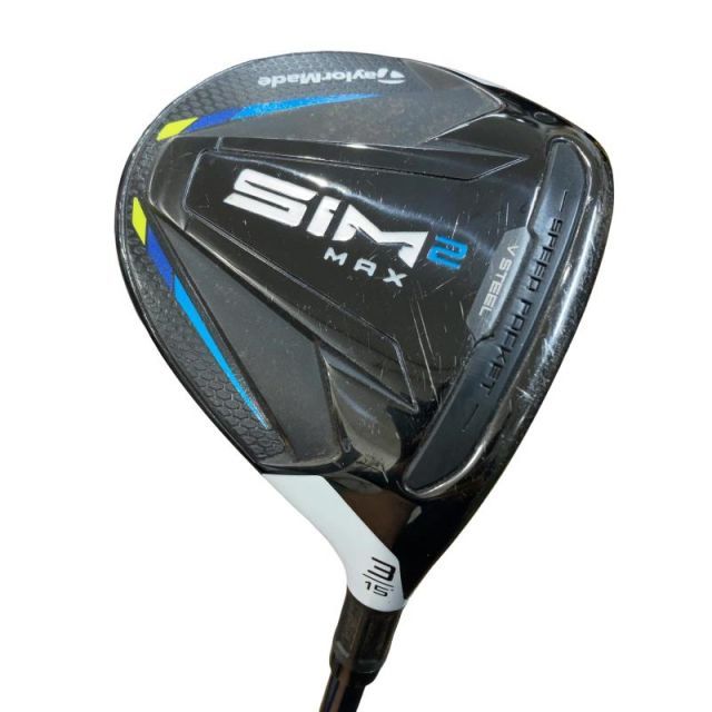 【中古】 テーラーメイド SIM2 MAX 3W フェアウェイウッド FW TENSEI BLUE TM50(SIM2 FW) (フレックスS) メンズ 男性用 右利き 右用 Cランク ゴルフクラブ