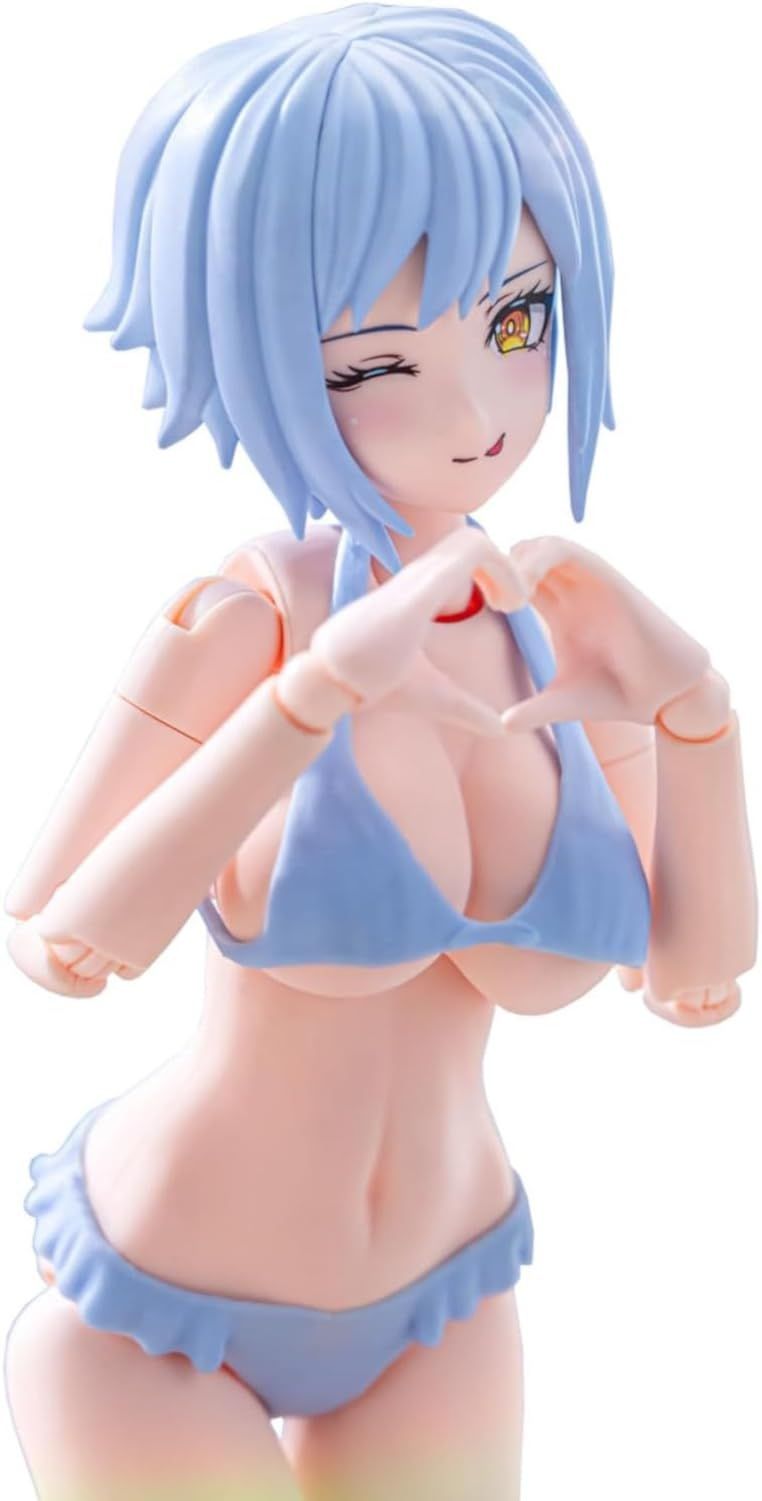童友社 NUKE MATRIX FOREST SUMMER FANTASY GIRLS VIVIENNE HAYHA 通常版 1/12スケール 全高約150mm 色分け済みプラモデル (人)