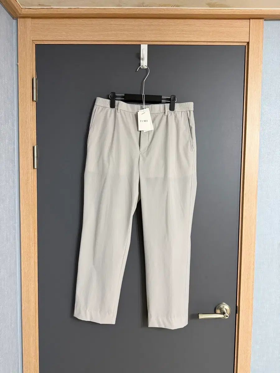 TIME HOMME / 26ss ライトストレッチ パンツ エクリュ / 88