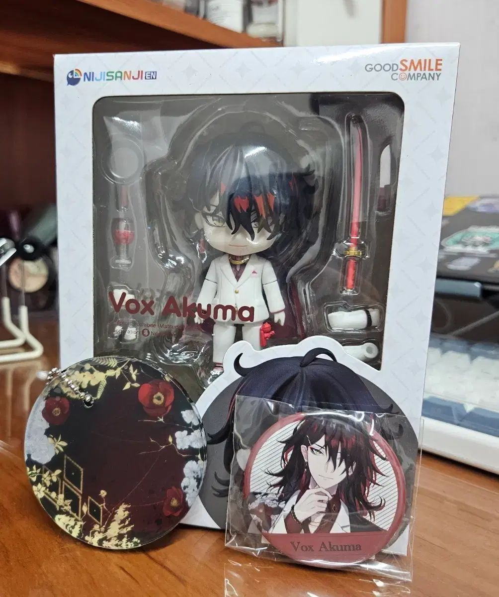 にじさんじ Vox悪魔執事と黒い猫(あくねこ) ねんどろいど (特典付き) + 基本 缶バッジ
