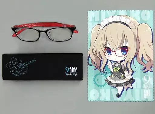 【中古】アクセサリー(非金属) [ブルーライトカットレンズ交換済み/レンズ度無し] 九條都モデル オリジナルメガネ 「9-nine-×執事眼鏡eyemirror」