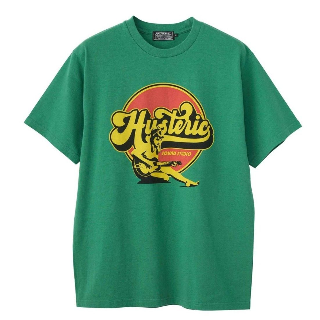 新品未使用 Hysteric Glamour ヒステリックグラマー HYSTERIC SOUND STUDIO Tシャツ 02251CT06460 カットソー 半袖 トップス メンズ ホワイト コットン Lサイズ 管理番号：管理番号：226A-3300
