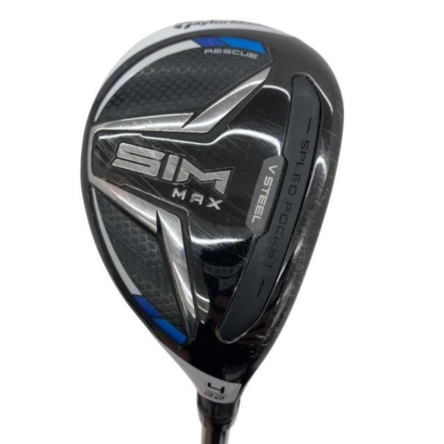 【中古】 テーラーメイド SIM MAX U4 ユーティリティ UT TENSEI BLUE TM60(UT) (フレックスS) メンズ 男性用 右利き 右用 Cランク ゴルフクラブ
