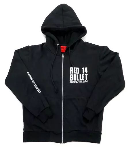 【中古】アウターウェア(男性アイドル) BTS(防弾少年団) ジップアップフーディー(パーカー) ブラック フリーサイズ 「BTS 2014 LIVE TRILOGY EPISODE II. THE RED BULLET」
