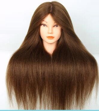 【アップウィッグ 人毛80% クランプ付き】練習用 セットウィッグ トレーニング カットウィッグ 金髪 ヘアアレンジ マネキン送料無料 ae8128ea