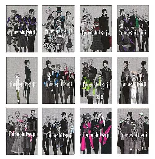 【中古】クリアファイル 全12種セット 「黒執事 ミニクリアファイルコレクション」