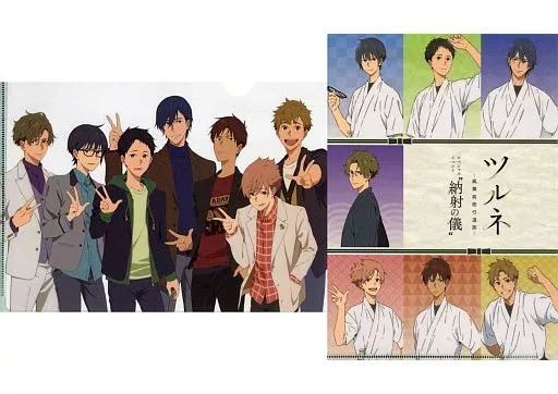 【中古】クリアファイル キービジュアル クリアファイル2種セット 「TVアニメ ツルネ -風舞高校弓道部- スペシャルイベント ”納射の儀”」 8,507円